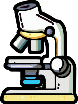Microscope png graphic clipart design