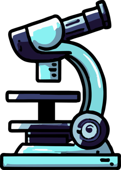 Microscope png graphic clipart design