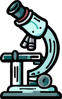 Microscope png graphic clipart design