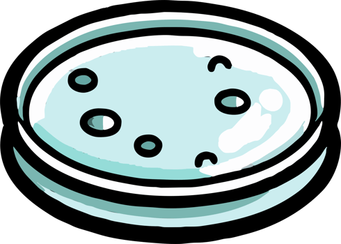 Petri dish png graphic clipart design