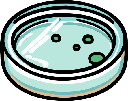 Petri dish png graphic clipart design