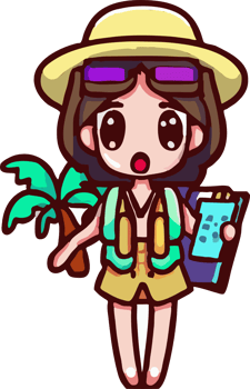 Vacation png graphic clipart design