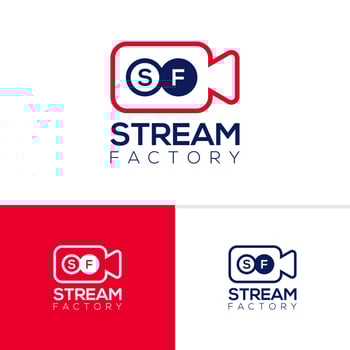 Camera logo template, Creative Camera logo design vector, Letter SF logo concept vector