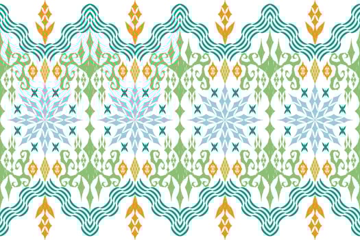 Ethnic Figure aztec embroidery style. Geometric ikat oriental traditional art pattern.Design for ethnic background,wallpaper,fashion,clothing,wrapping,fabric,element,sarong,graphic,vector illustration vector