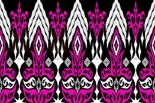 Ethnic Figure aztec embroidery style. Geometric ikat oriental traditional art pattern.Design for ethnic background,wallpaper,fashion,clothing,wrapping,fabric,element,sarong,graphic,vector illustration vector