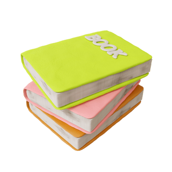 Book 3d illustration png