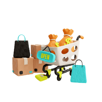 3d Online Shopping png