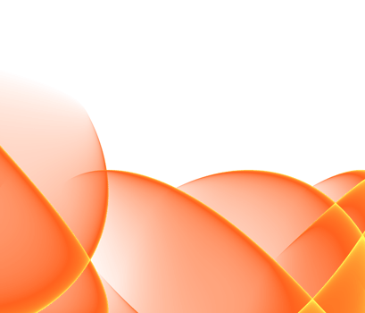 orange abstract curve wave transparent modern geometric stylish png background