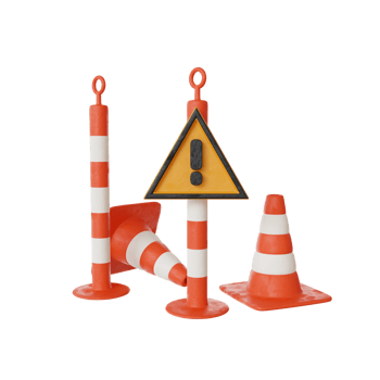 3d Traffic cone construction png