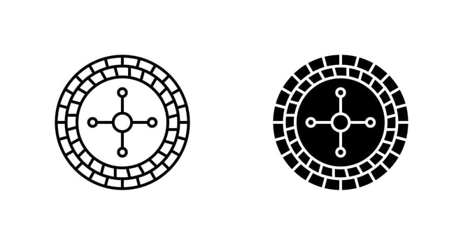 Roulette Vector Icon