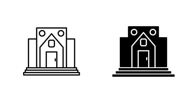 Museum Building Vector Icon