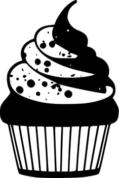 Cupcake - High Quality Vector Logo - Vector illustration ideal for T-shirt graphic
