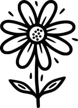 Daisy - Minimalist and Flat Logo - Vector illustration