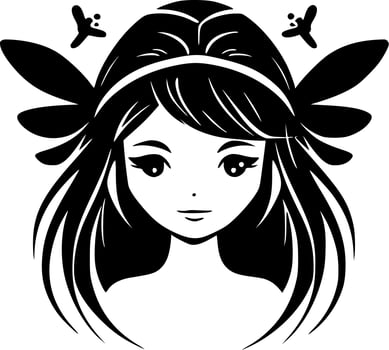Fairy - High Quality Vector Logo - Vector illustration ideal for T-shirt graphic