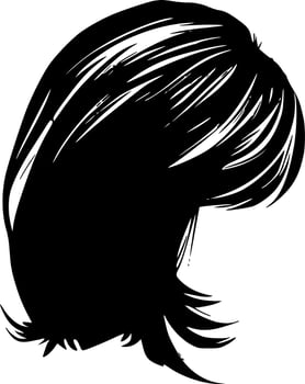 Hair - High Quality Vector Logo - Vector illustration ideal for T-shirt graphic