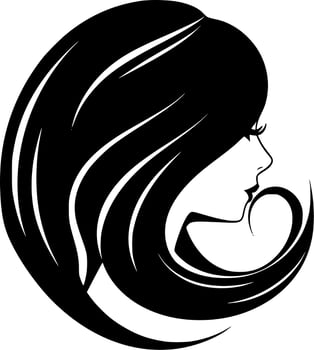 Hair - High Quality Vector Logo - Vector illustration ideal for T-shirt graphic