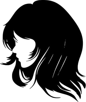 Hair - High Quality Vector Logo - Vector illustration ideal for T-shirt graphic