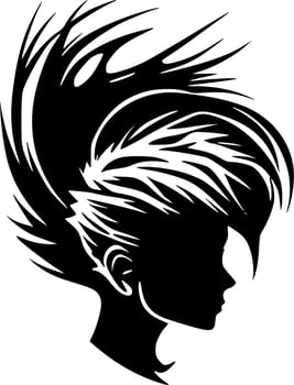 Hair - High Quality Vector Logo - Vector illustration ideal for T-shirt graphic