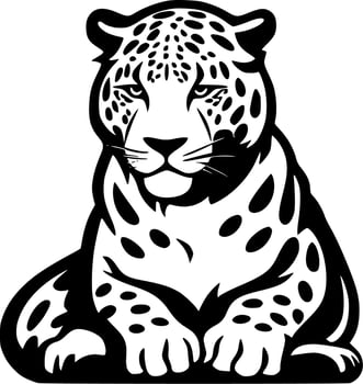 Leopard - Minimalist and Flat Logo - Vector illustration