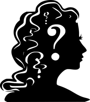 Question - High Quality Vector Logo - Vector illustration ideal for T-shirt graphic