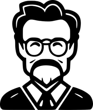 Teacher, Minimalist and Simple Silhouette - Vector illustration