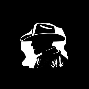 Western - High Quality Vector Logo - Vector illustration ideal for T-shirt graphic