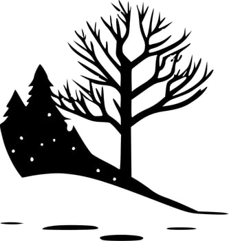 Winter - High Quality Vector Logo - Vector illustration ideal for T-shirt graphic