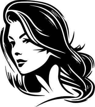 Women - Minimalist and Flat Logo - Vector illustration