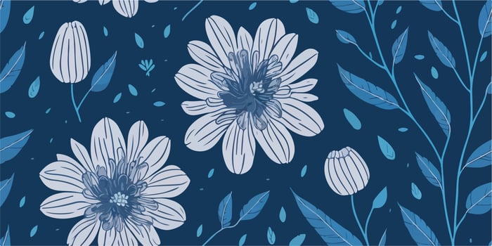Botanical Symphony. Melodic Vector Illustration of Musical Flower Arrangements