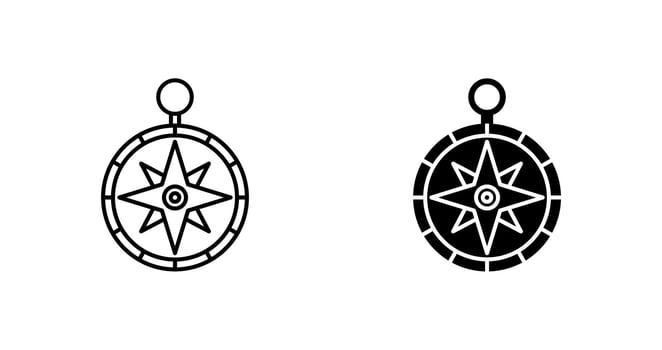 Compass Vector Icon