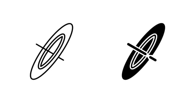 Black Hole Vector Icon