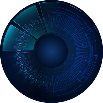 Modern Technology Eye Crop-out png