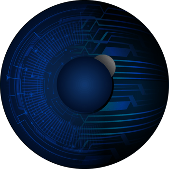 Modern Technology Eye Crop-out png