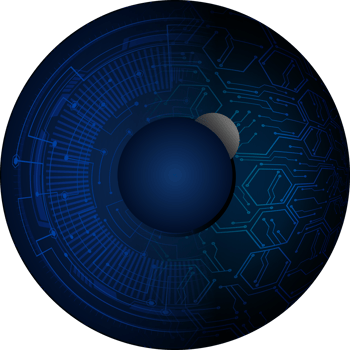 Modern Technology Eye Crop-out png