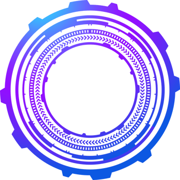 HUD futuristic element. Abstract optical neon aim. Circle geometric shape for virtual interface and games. Camera viewfinder for sniper weapon png
