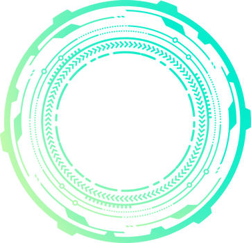 HUD futuristic element. Abstract optical neon aim. Circle geometric shape for virtual interface and games. Camera viewfinder for sniper weapon. png