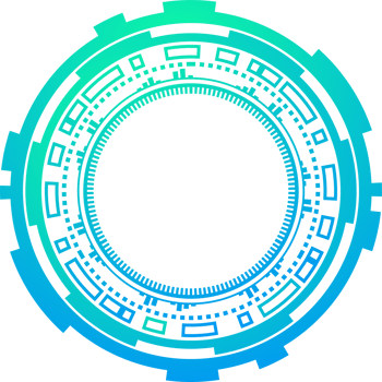 HUD futuristic element. Abstract optical neon aim. Circle geometric shape for virtual interface and games. Camera viewfinder for sniper weapon. png