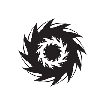 Vortex logo symbol icon illustration vector