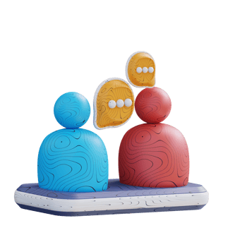 3d illustration business team communication png