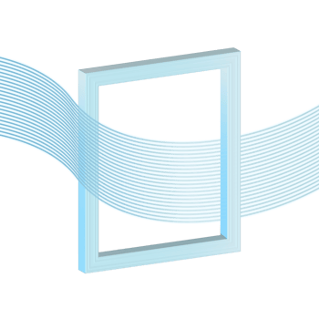 blue frame with lines png
