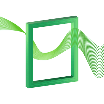 geometric 3d frame png