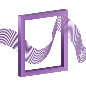 geometric 3d frame png