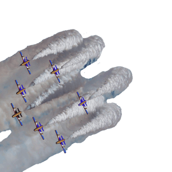 icon aerobatics planes in the sky png
