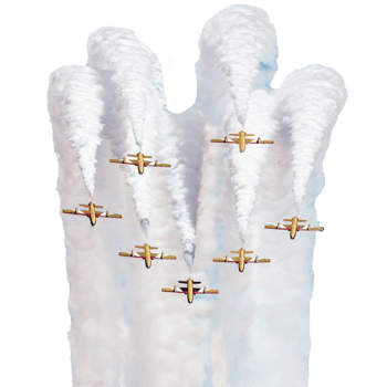 icon aerobatics planes in the sky png