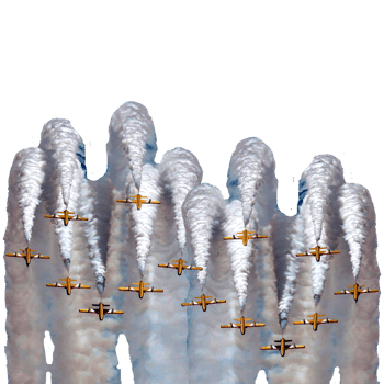 icon aerobatics planes in the sky png