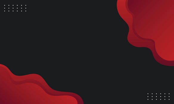 Red Wave Abstract Desktop Wallpaper vector