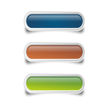 3D Buttons for web design Infographic label text box frame png