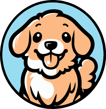 Hand Drawn cute dog in doodle style png
