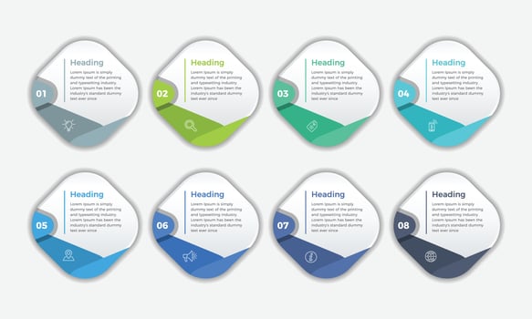 Infographics business step success vector design template. Vector elements for infographic design with icons