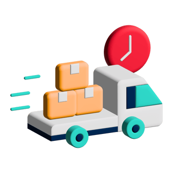 Delivery. Shopping online icon set - 3D render icon png